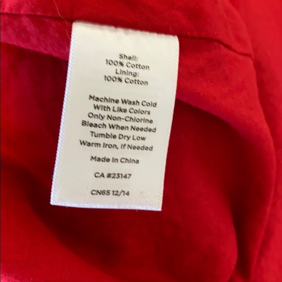 EUC Talbots Blue and Red Floral Dress - Picture 7 of 7